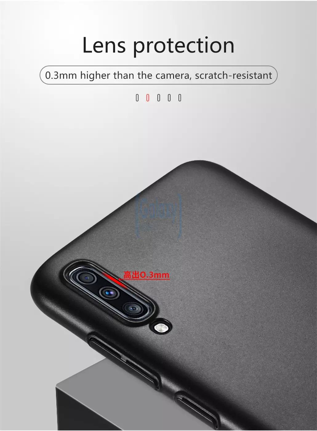 Чехол бампер Lenuo Matte для Samsung Galaxy A70s Gold (Золотой)