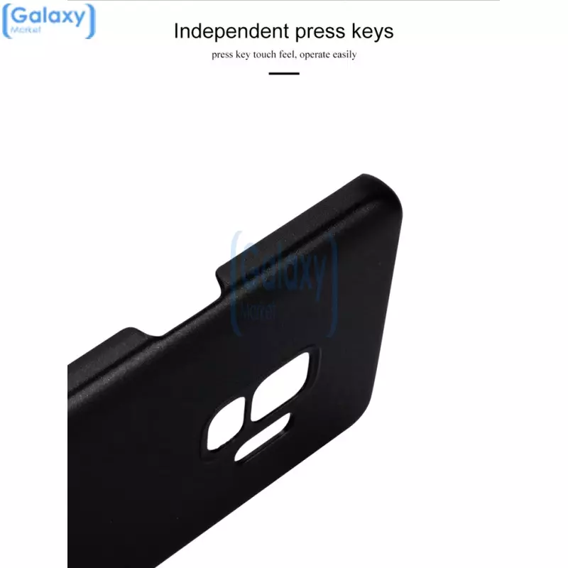 Чехол бампер Lenuo Matte Case для Samsung Galaxy S9 Black (Черный)