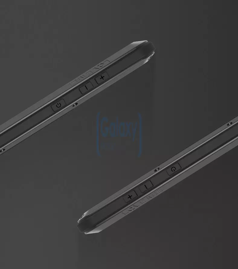 Противоударный металлический Чехол бампер Love Mei Powerful для Samsung Galaxy A70 Black (Черный)