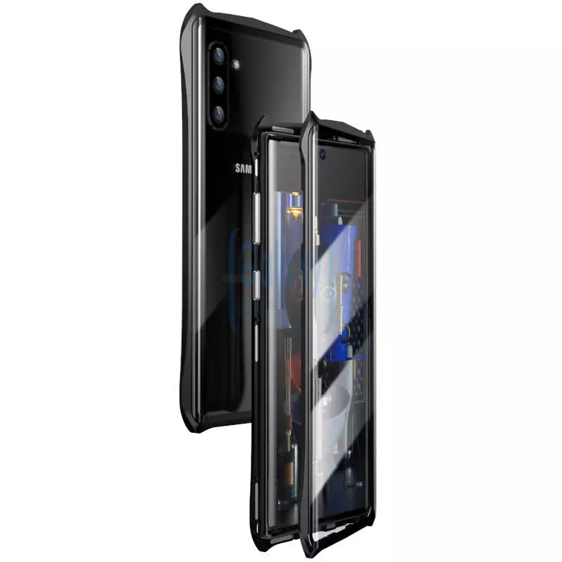Чехол бампер Luphie Batman Magnetic для Samsung Galaxy Note 10 Black (Черный)