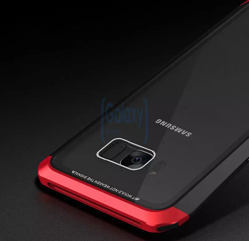 Чехол бампер Luphie Double Dragon Case для Samsung Galaxy S8 Plus G955F Black & Sliver (Черный & Серебристый)