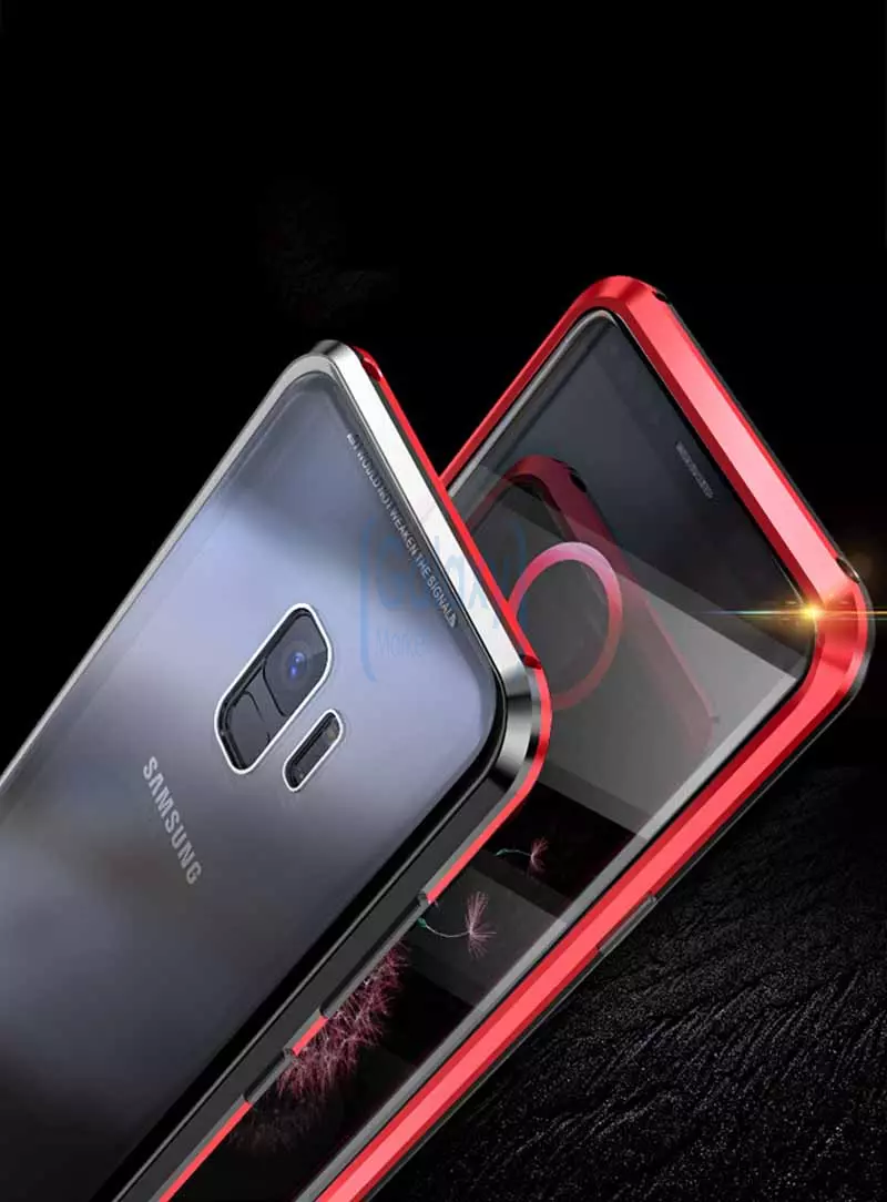 Чехол бампер Luphie Magnetic Case для Samsung Galaxy S9 Plus Gold (Золотой)