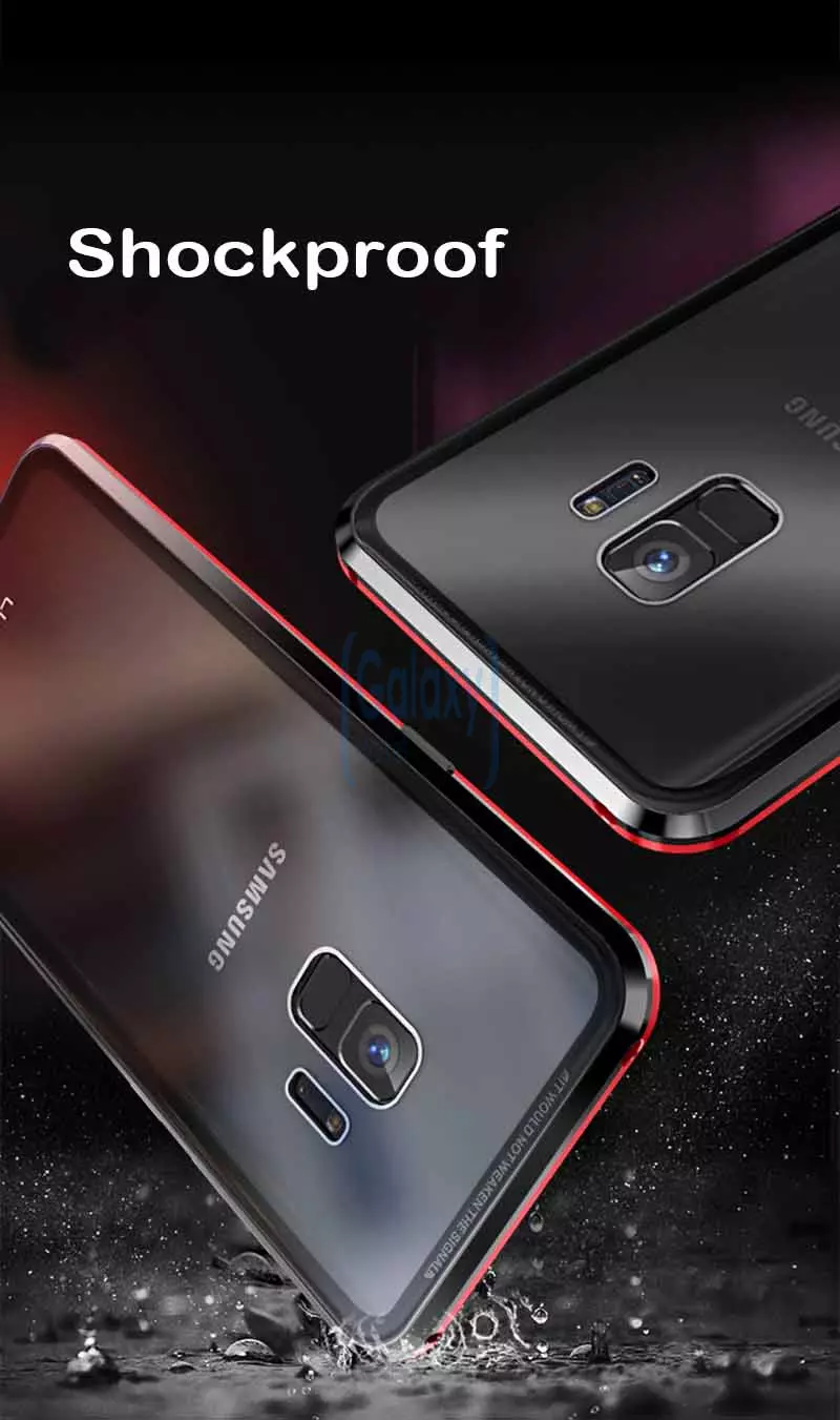 Чехол бампер Luphie Magnetic Case для Samsung Galaxy S9 Plus Black (Черный)