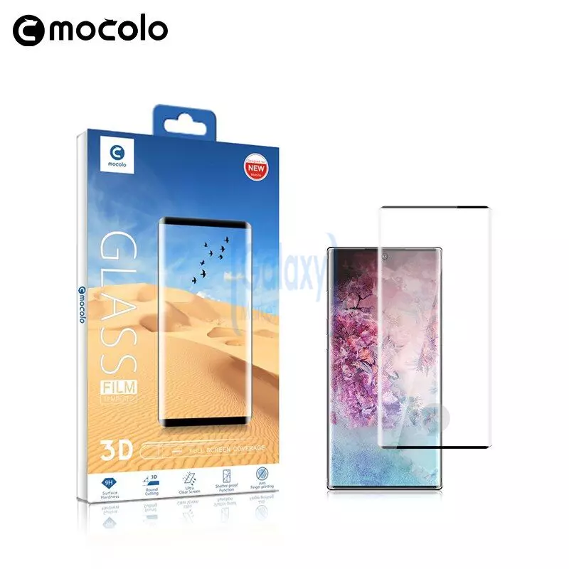 Защитное стекло Mocolo 3D Glass для Samsung Galaxy Note 10 Plus Black (Черный)