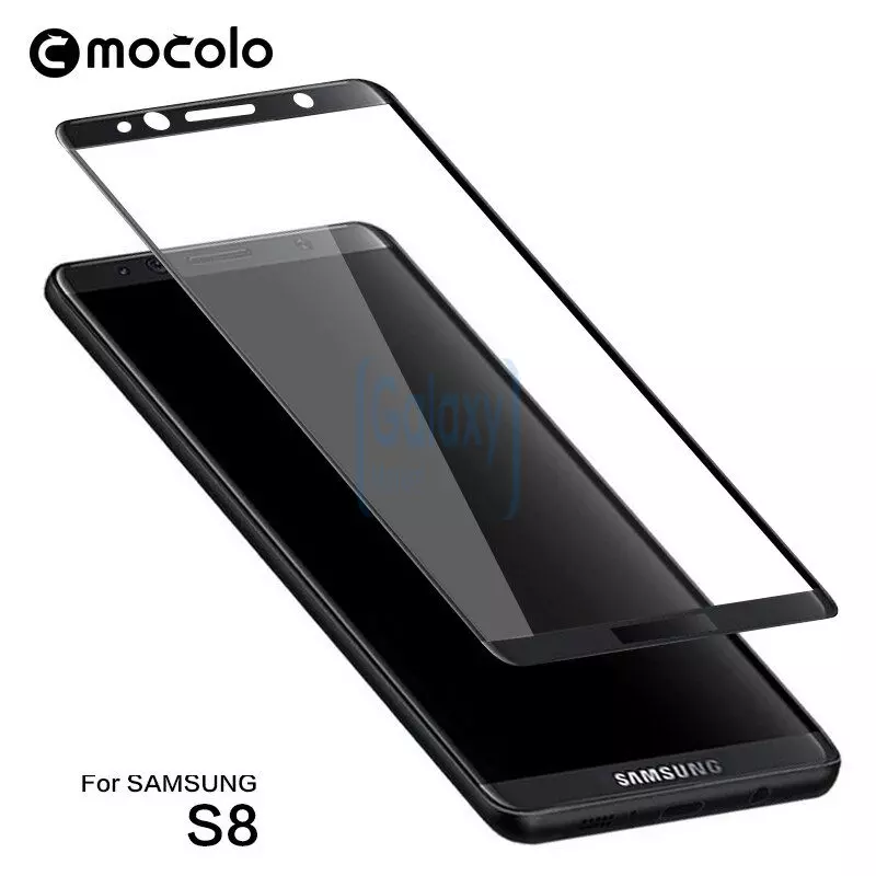 Защитное стекло Mocolo 3D Glass для Samsung Galaxy S8 G950F Black (Черный)