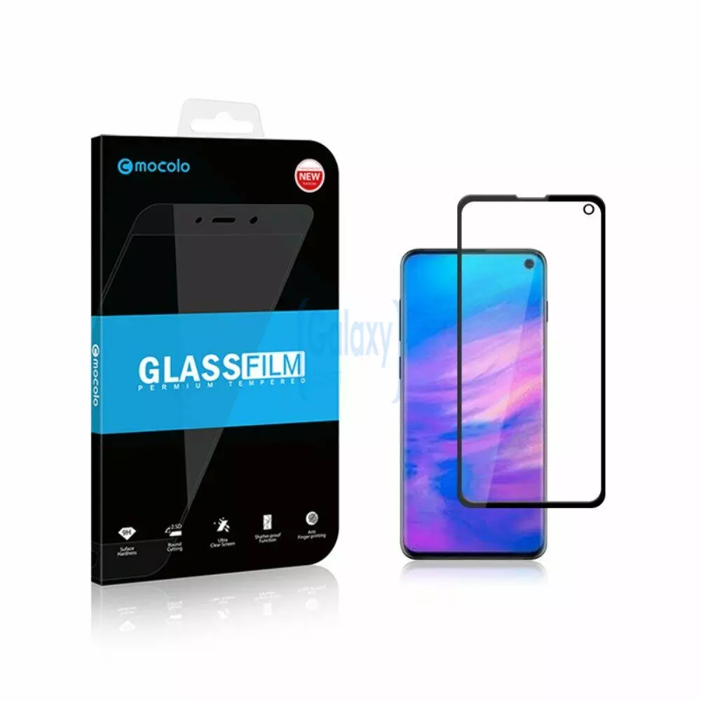 Защитное стекло Mocolo Full Cover Tempered Glass Protector (полное покрытие экрана) для Samsung Galaxy S10e Black (Черный)