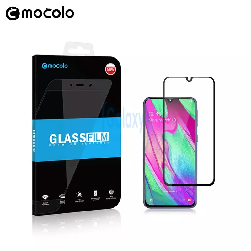 Защитное стекло Mocolo Full Cover Tempered Glass Protector для Samsung Galaxy A41 Black (Черный)