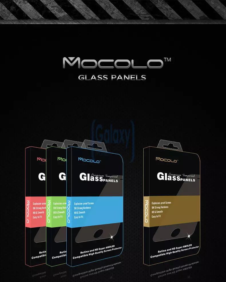 Защитное стекло Mocolo Full Cover Tempered Glass Protector для Samsung Galaxy A6s Back (Черный)