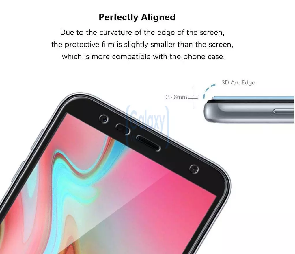 Защитное стекло Mocolo Full Cover Tempered Glass Protector для Samsung Galaxy J4 2018 J400F Gold (Золотой)