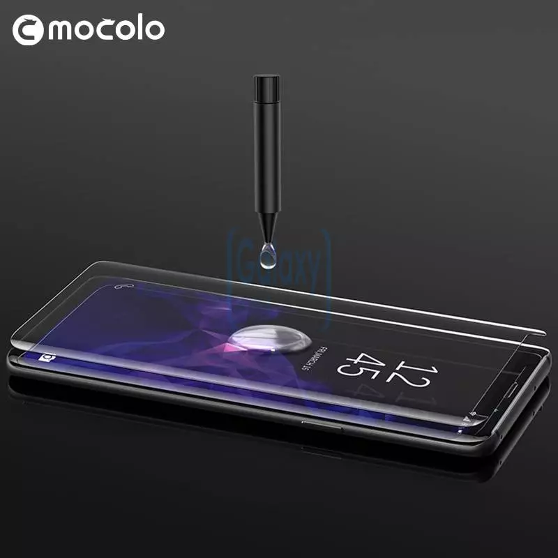 Защитное стекло Mocolo UV Glass полная поклейка с ультра фиолетовой лампой для Samsung Galaxy S8 G950F