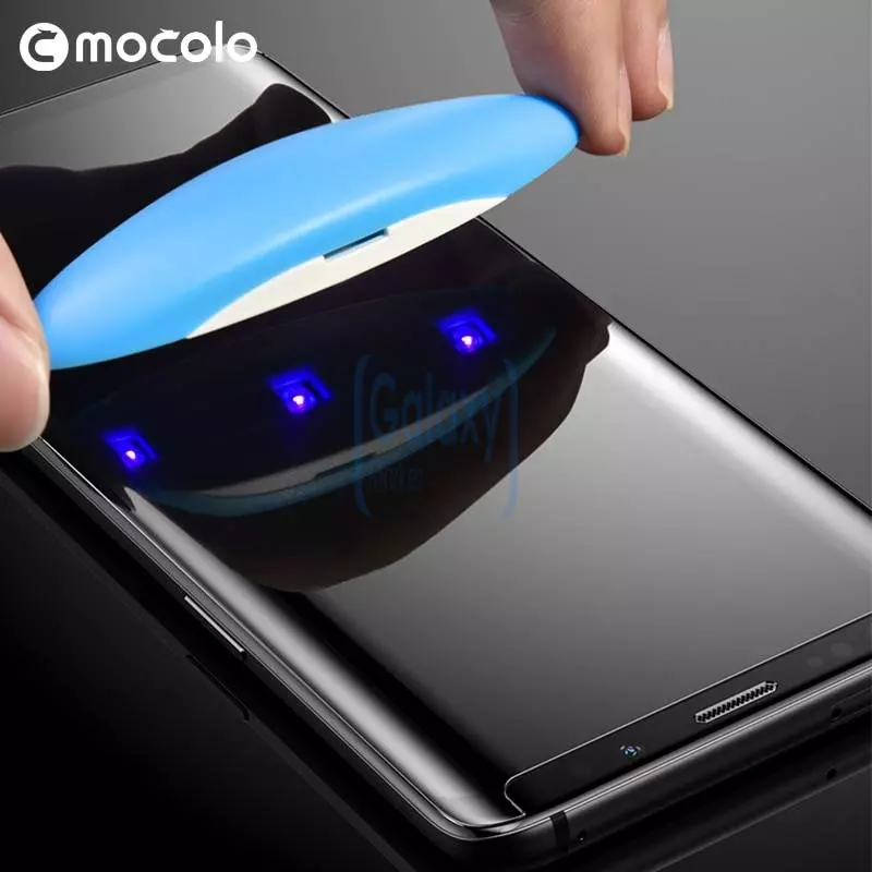 Защитное стекло Mocolo UV Glass полная поклейка с ультра фиолетовой лампой для Samsung Galaxy S8 Plus G955F