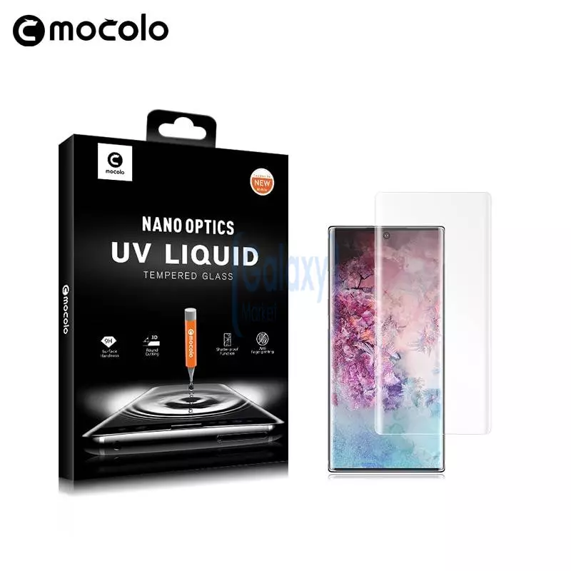 Защитное стекло Mocolo UV Glass полная поклейка с ультра фиолетовой лампой для Samsung Galaxy Note 9