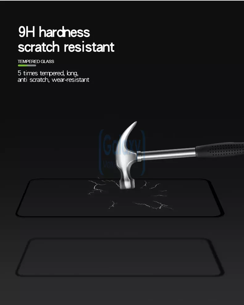 Защитное стекло Mofi Glass Screen Protector для Samsung Galaxy A90 Black (Черный)