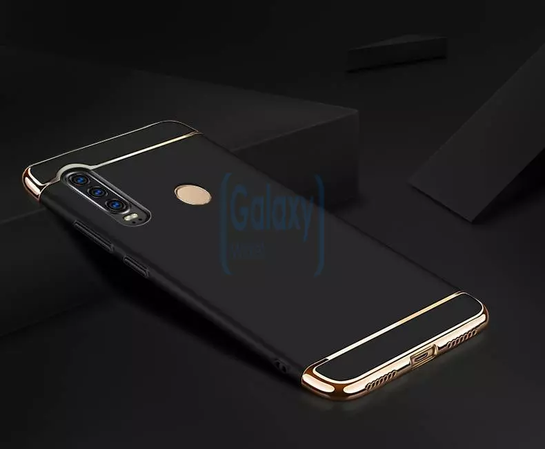 Чехол бампер Mofi Electroplating для Samsung Galaxy A60 Black (Черный)