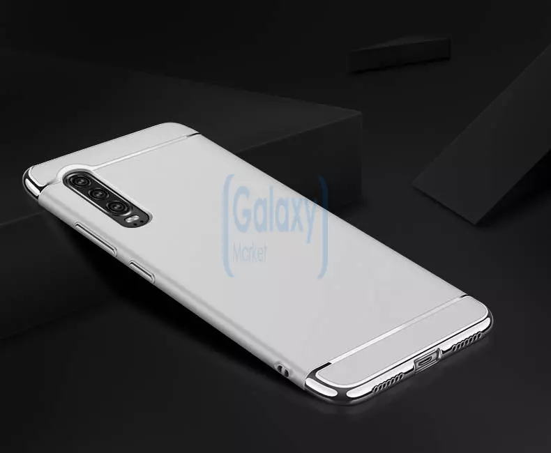 Чехол бампер Mofi Electroplating для Samsung Galaxy Note 10 Plus Silver (Серебристый)