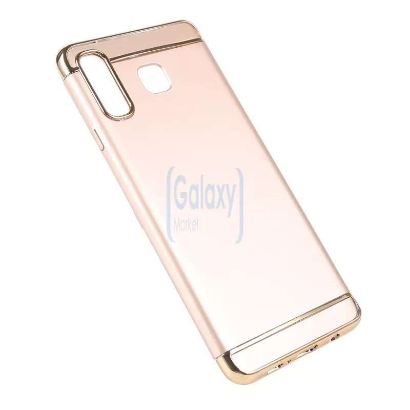 Чехол бампер Mofi Electroplating Case для Samsung Galaxy A7 2018 Gold (Золотой)