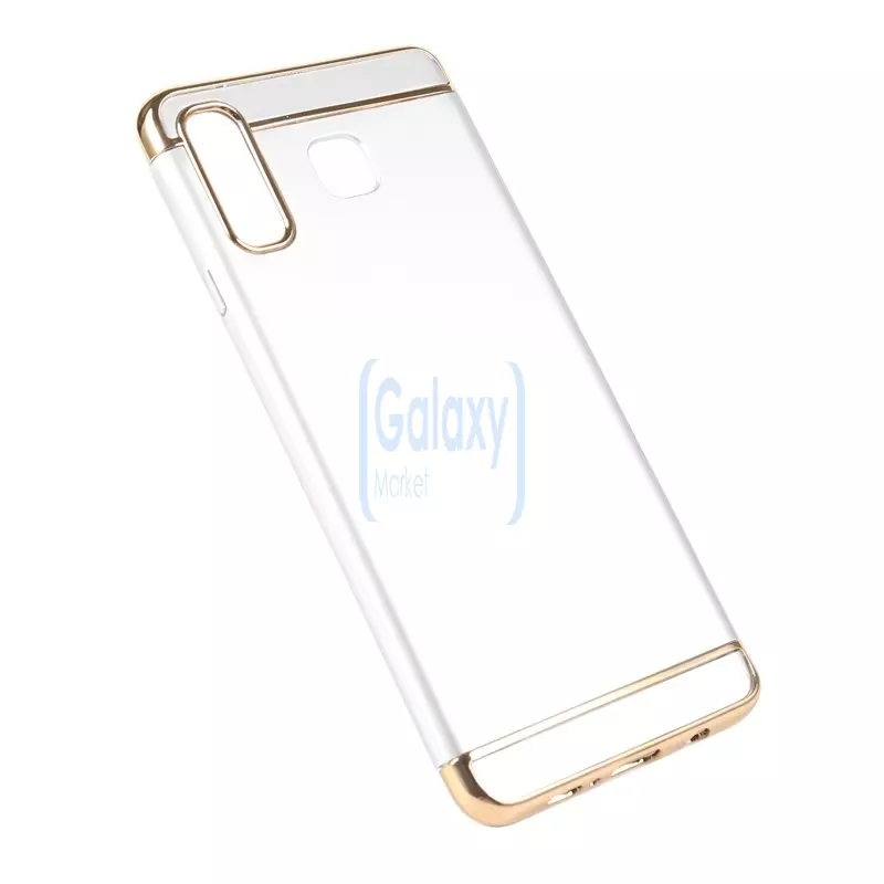 Чехол бампер Mofi Electroplating Case для Samsung Galaxy A7 2018 Silver (Серебристый)