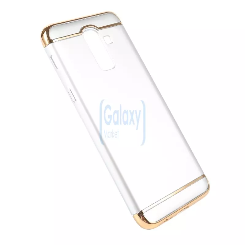 Чехол бампер Mofi Electroplating Case для Samsung Galaxy A6 Plus 2018 Silver (Серебристый)