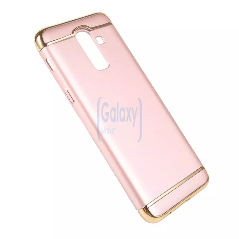 Чехол бампер Mofi Electroplating Case для Samsung Galaxy A6 Plus 2018 Rose Gold (Розовое золото)