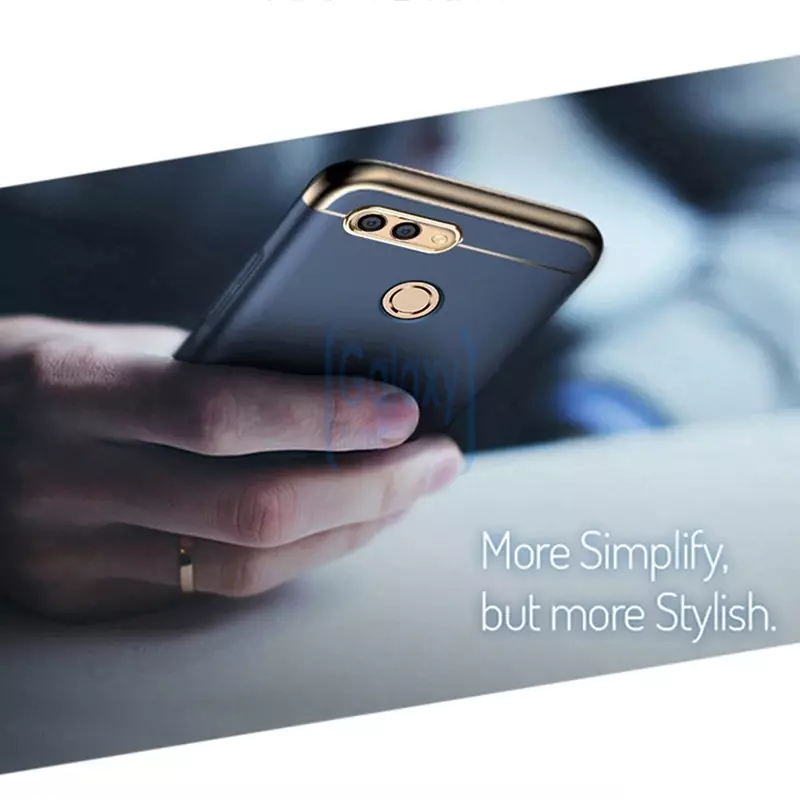 Чехол бампер Mofi Electroplating Case для Samsung Galaxy A6 Plus 2018 Rose Gold (Розовое золото)