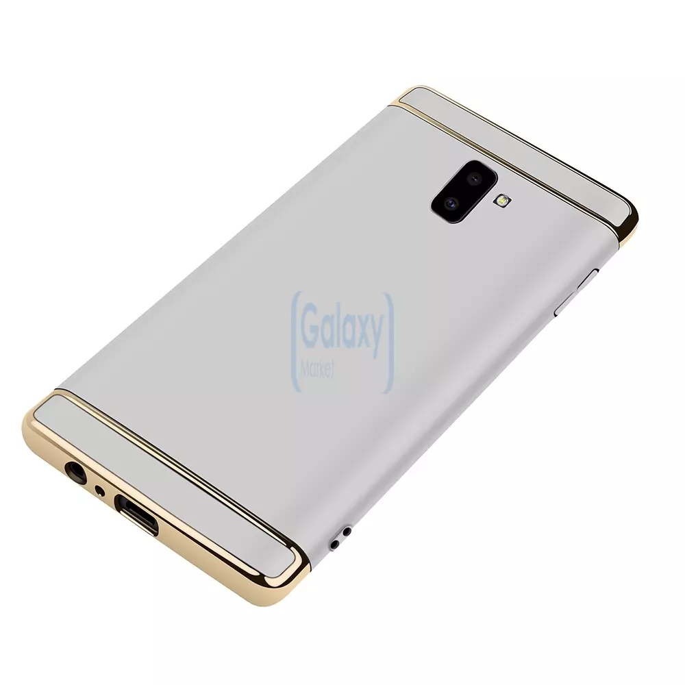 Чехол бампер Mofi Electroplating Case для Samsung Galaxy J4 Core Silver (Серебристый)
