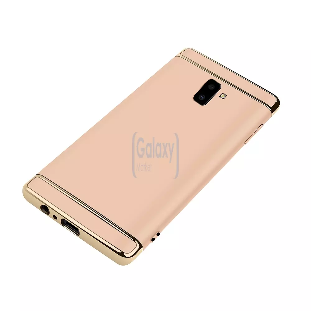 Чехол бампер Mofi Electroplating Case для Samsung Galaxy J4 2018 J400F Gold (Золотой)