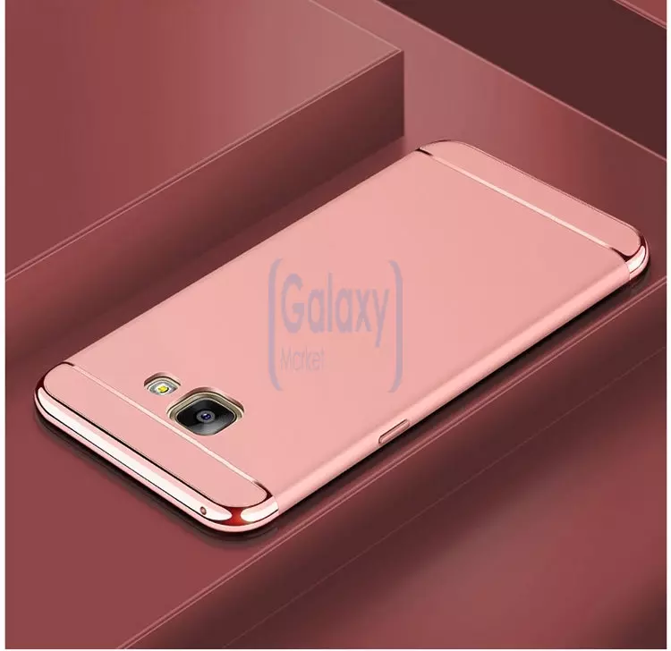 Чехол бампер Mofi Electroplating Case для Samsung Galaxy J4 Plus Rose Gold (Розовое золото)