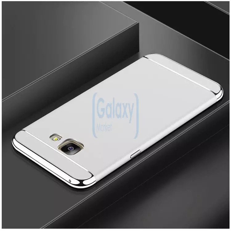 Чехол бампер Mofi Electroplating Case для Samsung Galaxy J4 Prime Silver (Серебристый)