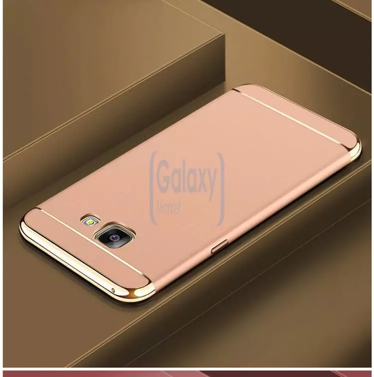 Чехол бампер Mofi Electroplating Case для Samsung Galaxy J6 Prime Gold (Золотой)
