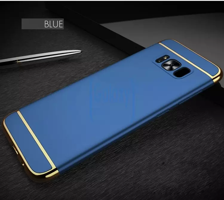 Чехол бампер Mofi Electroplating Case для Samsung Galaxy S8 G950F Blue (Синий)