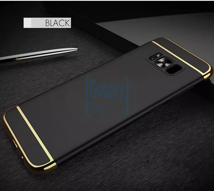 Чехол бампер Mofi Electroplating Case для Samsung Galaxy S8 Plus G955F Black (Черный)