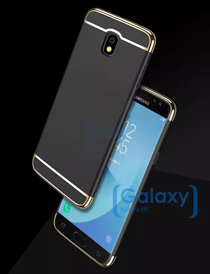 Чехол бампер Mofi Electroplating Case для Samsung Galaxy J5 2017 J530 Silver (Серебристый)