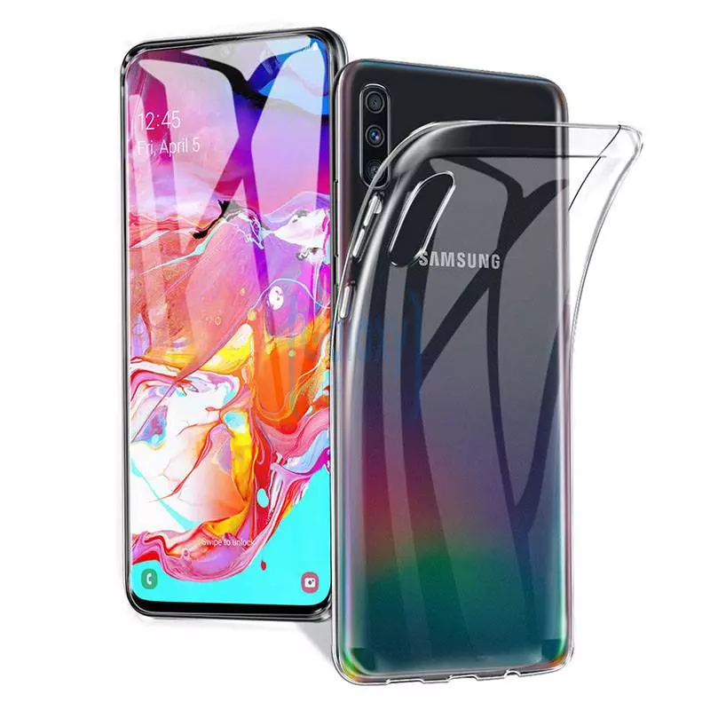 Чехол бампер Mofi Slim TPU для Samsung Galaxy A30s Transparent (Прозрачный)
