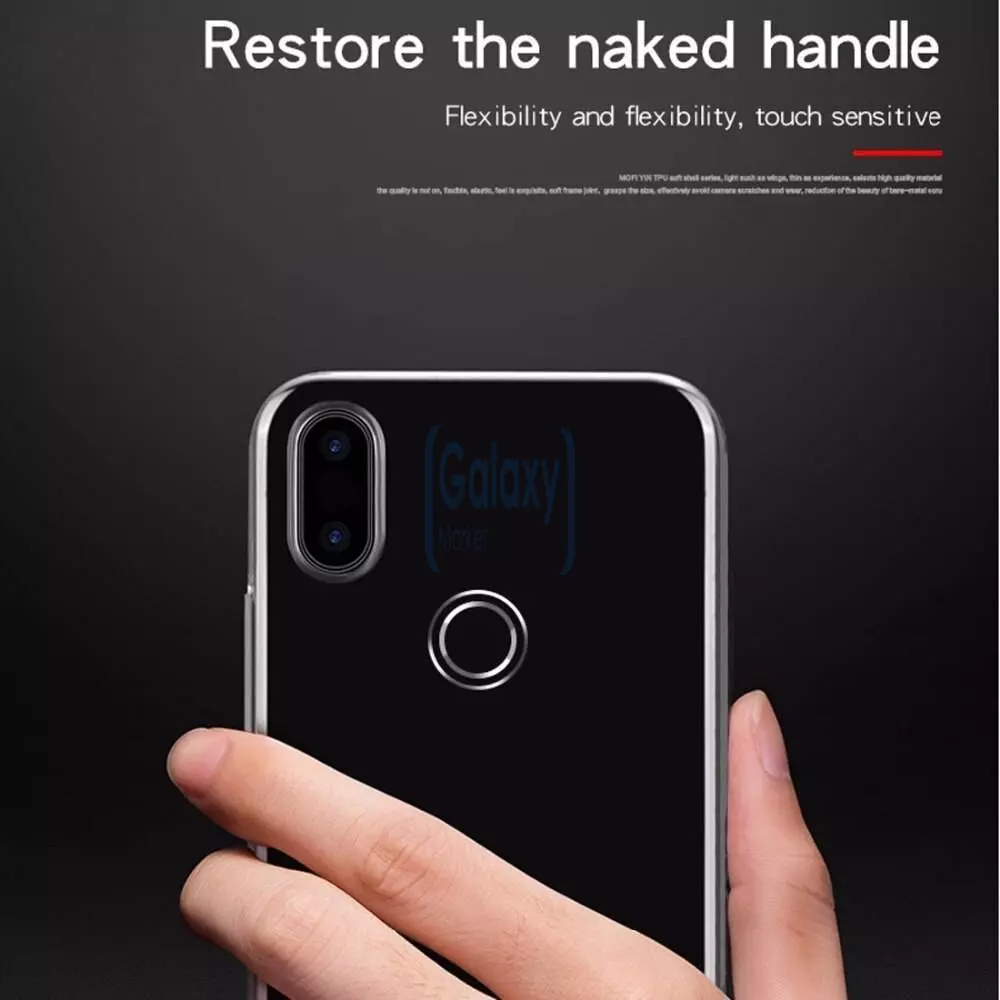Чехол бампер Mofi Slim TPU для Samsung Galaxy A20 Transparent (Прозрачный)