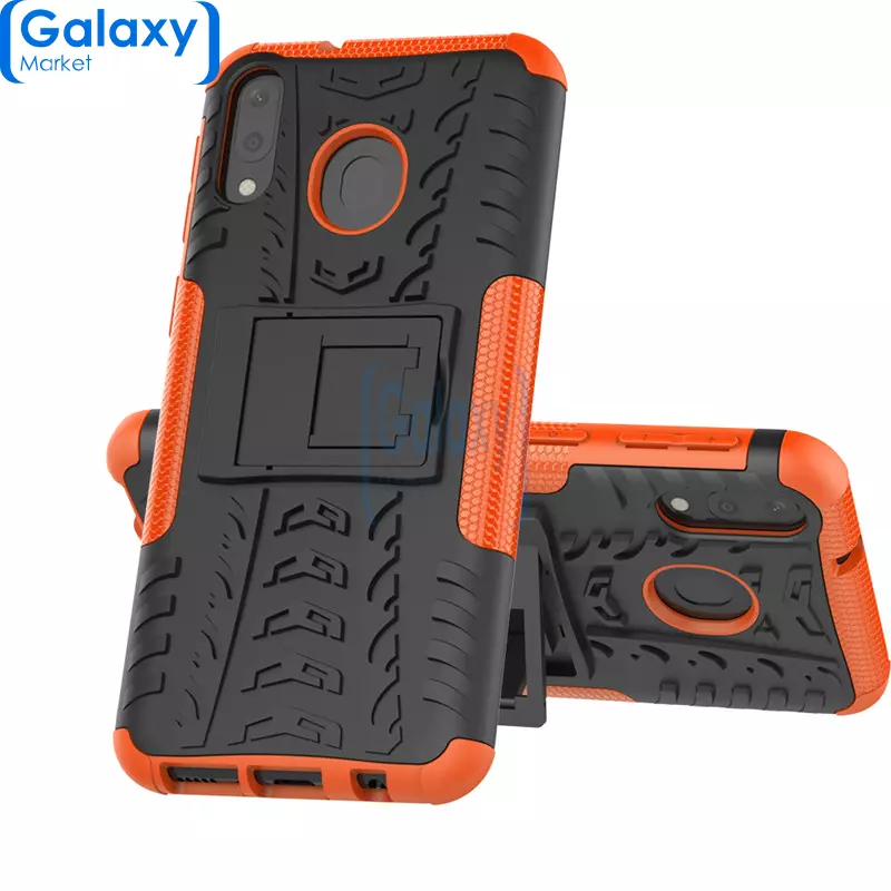 Чехол бампер Nevellya Series для Samsung Galaxy A40 (2019) Orange (Оранжевый)