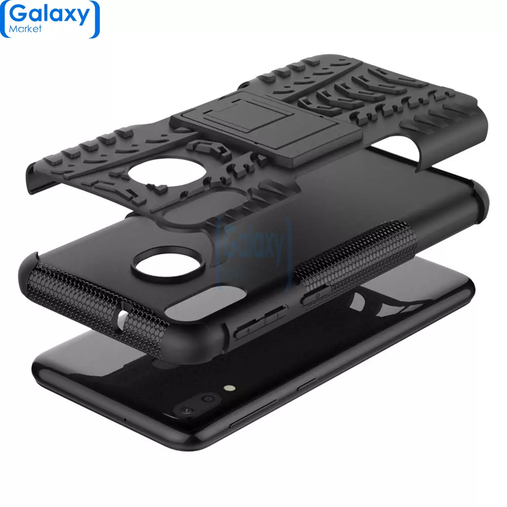 Чехол бампер Nevellya Series для Samsung Galaxy A40 (2019) Black (Черный)