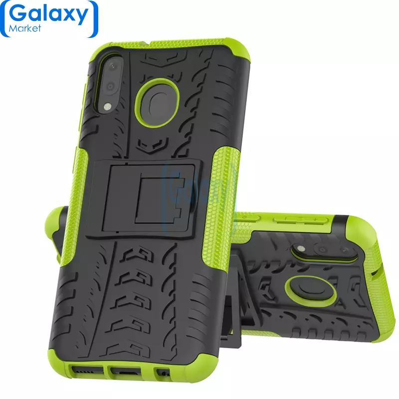 Чехол бампер Nevellya Series для Samsung Galaxy A40 (2019) Green (Зеленый)