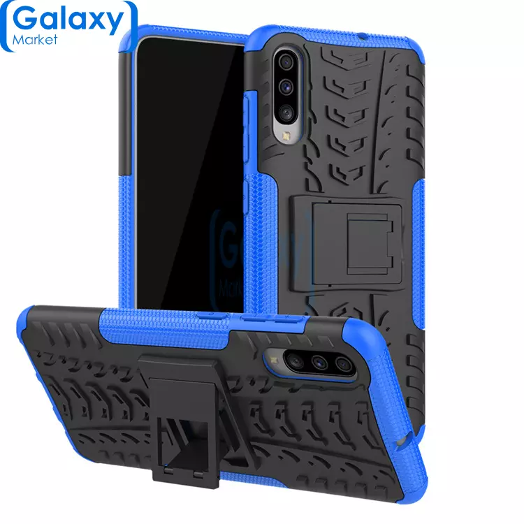 Чехол бампер Nevellya Series для Samsung Galaxy A50 (2019) Blue (Синий)