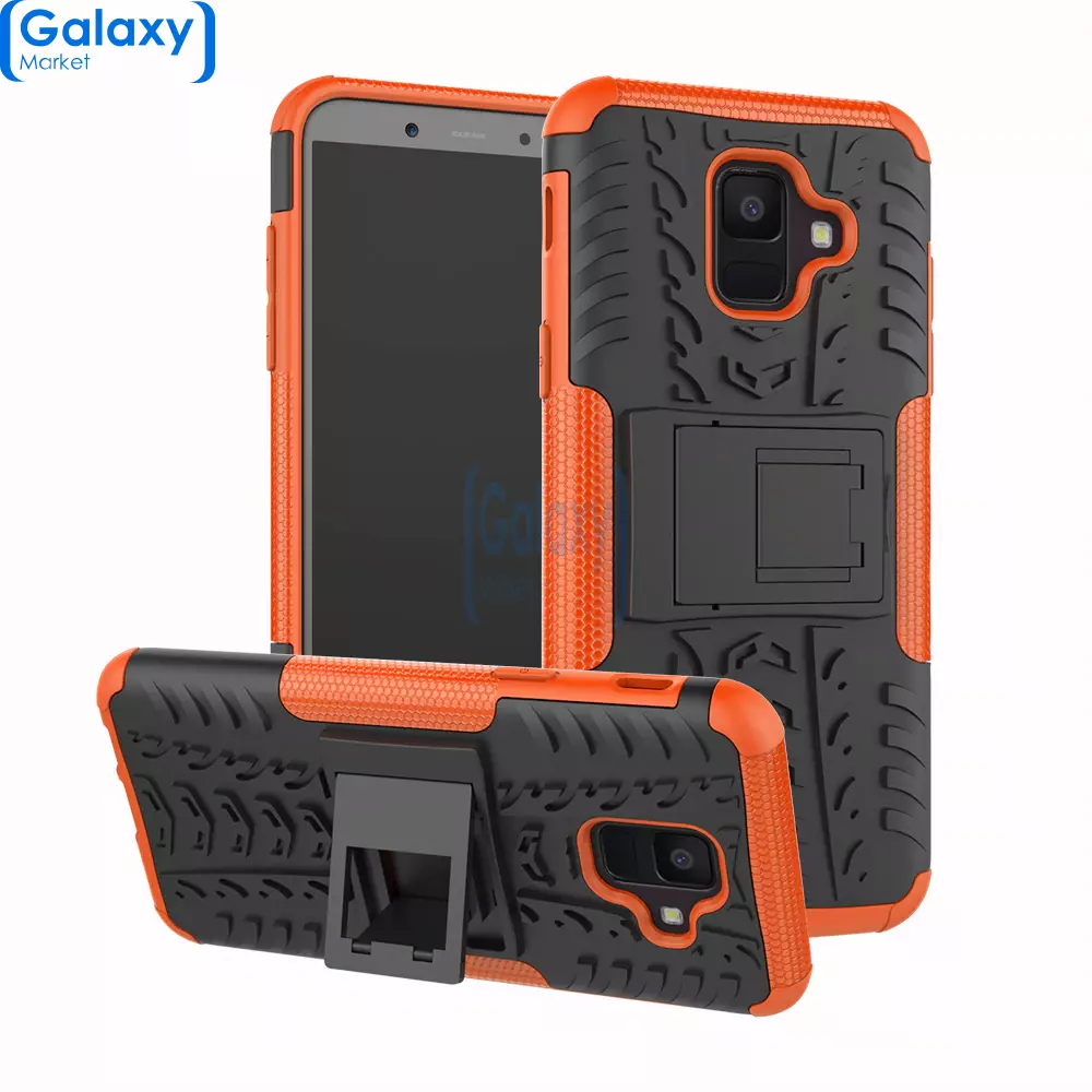 Чехол бампер Nevellya Series для Samsung Galaxy A6 (2018) Orange (Оранжевый)