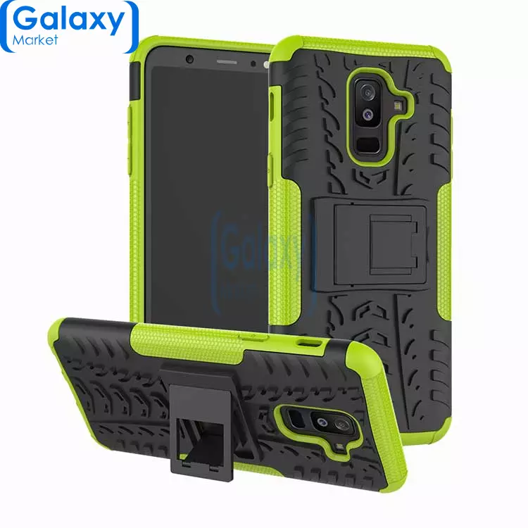 Чехол бампер Nevellya Series для Samsung Galaxy A6 Plus (2018) Green (Зеленый)