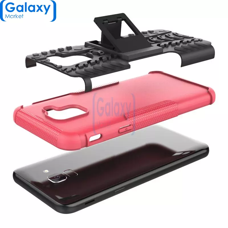 Чехол бампер Nevellya Series для Samsung Galaxy J6 (2018) Pink (Розовый)