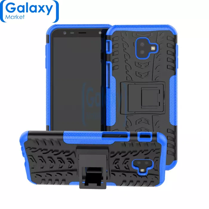 Чехол бампер Nevellya Series для Samsung Galaxy J6 Plus (2018) Blue (Синий)