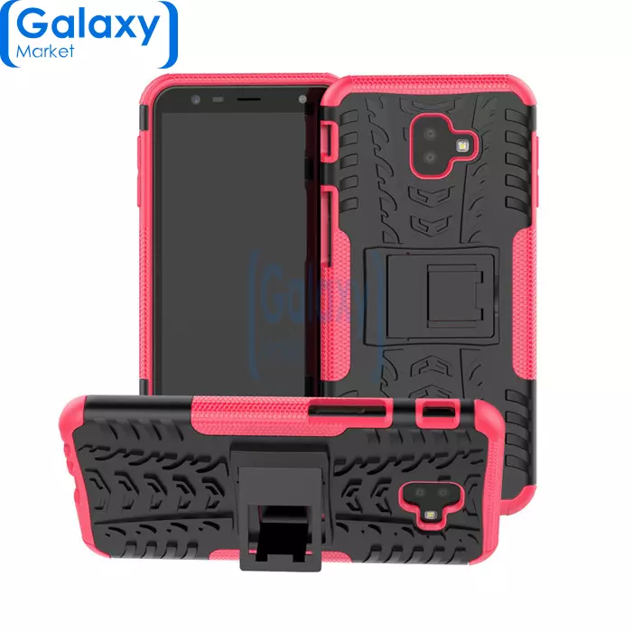 Чехол бампер Nevellya Series для Samsung Galaxy J6 Plus (2018) Pink (Розовый)