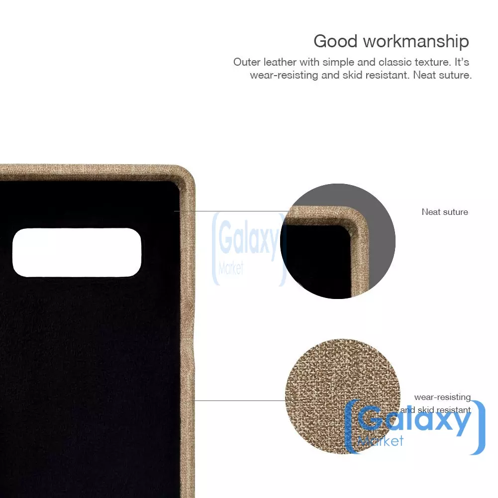 Чехол бампер Nillkin Classy Case для Samsung Galaxy Note 8 Brown (Коричневый)