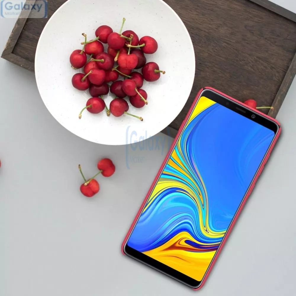 Чехол бампер Nillkin Super Frosted Shield Series для Samsung Galaxy A9 2018 Red (Красный)