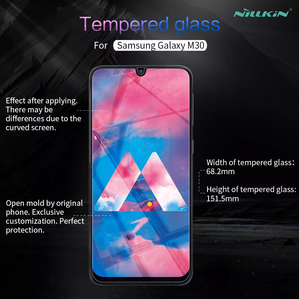 Защитное стекло Nillkin H Anti-Explosion Glass Screen Protector для Samsung Galaxy A50