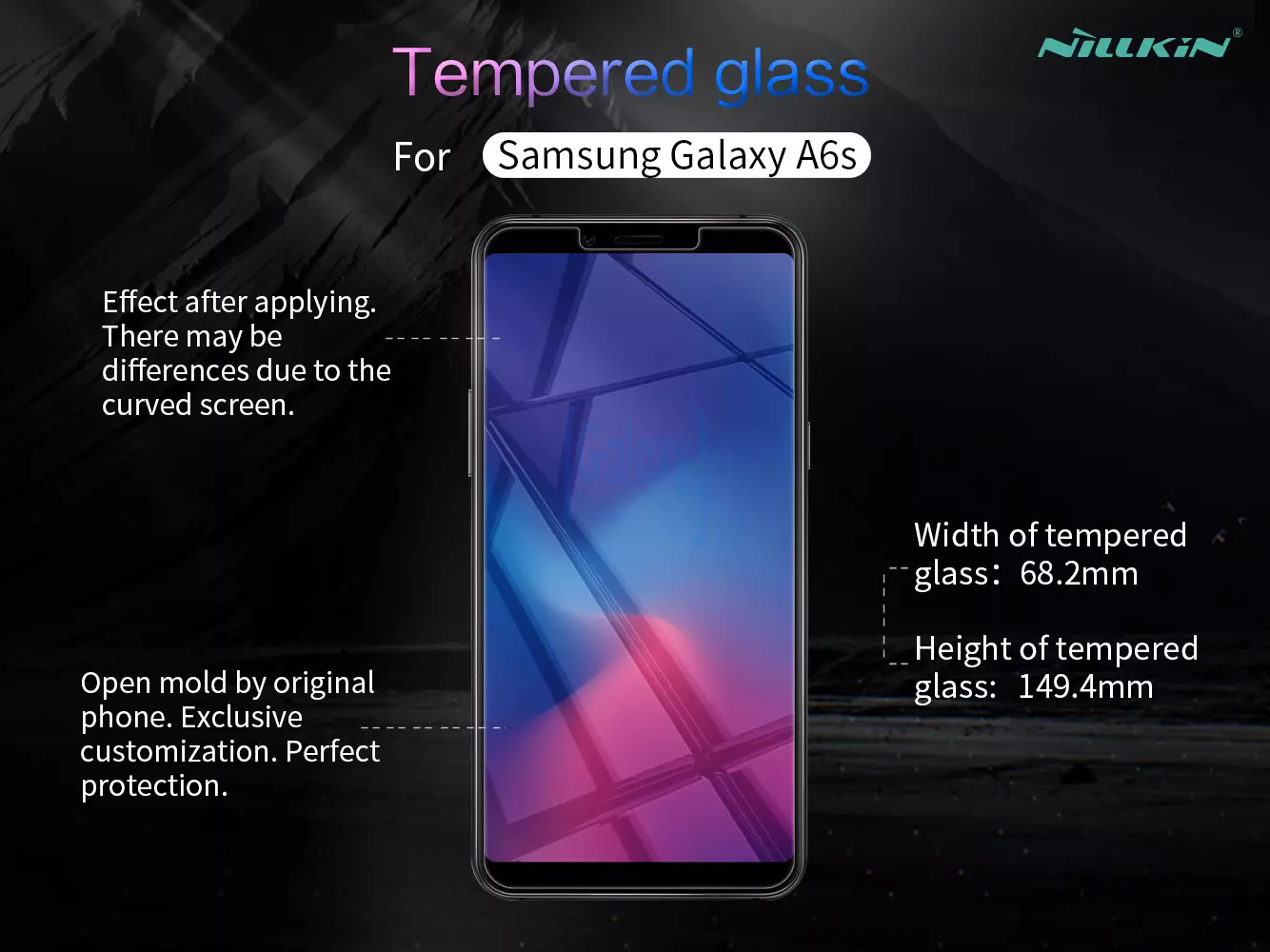 Защитное стекло Nillkin H+ Pro Anti-Explosion Glass Screen Protector для Samsung Galaxy J8 2018 J800F