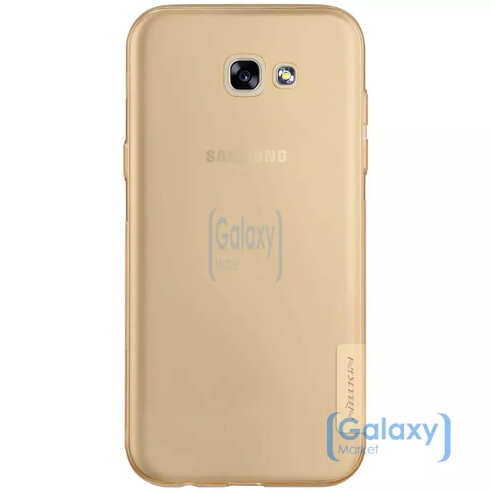 Чехол бампер Nillkin Nature TPU Case для Samsung Galaxy A3 (A3 2017) Brown (Коричневый)
