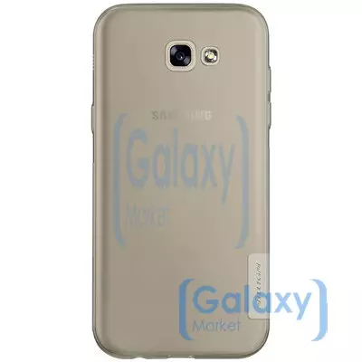 Чехол бампер Nillkin Nature TPU Case для Samsung Galaxy A7 A720F (A7 2017) Gray (Серый)