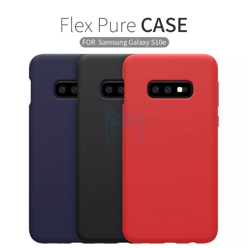 Чехол бампер Nillkin Pure Flex Case для Samsung Galaxy S10e Black (Черный)
